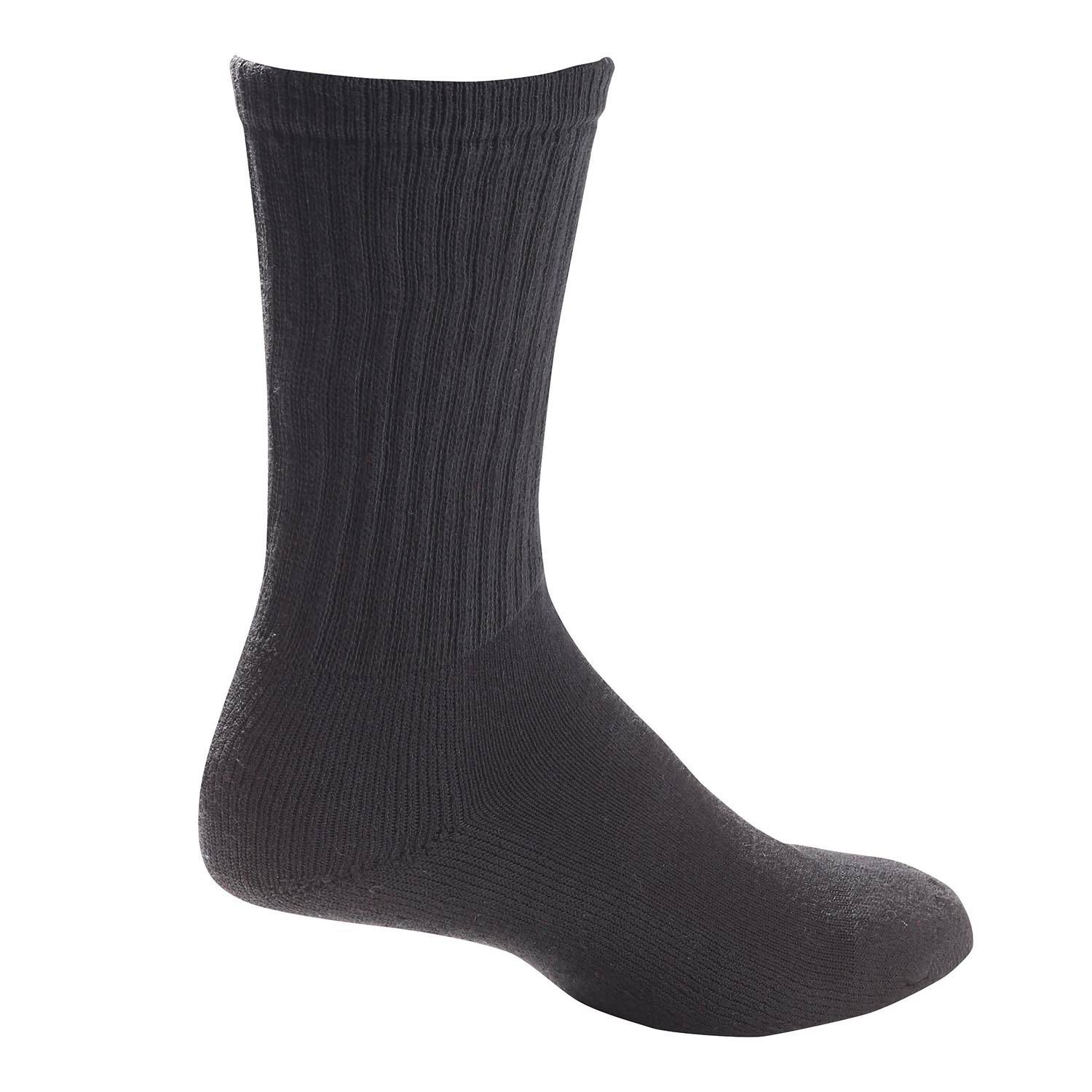 Pro Feet Postal Approved Crew Socks Black (CREW)